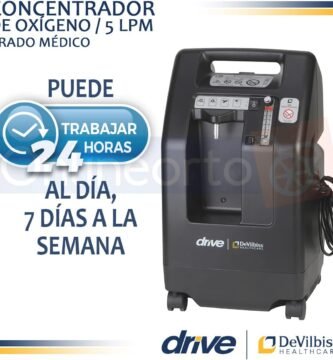 Concentrador de Oxígeno de 5 Litros Modelo 525DS Devel biss