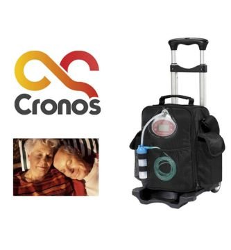 Concentrador de oxigeno aleman con bateria cronos lovego pro 1-6 litros