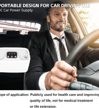 concentrador de oxígeno portátil pequeño para coche