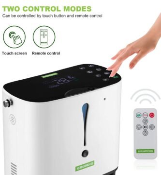 Concentrador de Oxígeno Portátil GRUNDIG GD-BE04 1-6 Litros