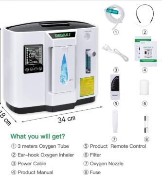 dedakj concentrador de oxigeno instructivo